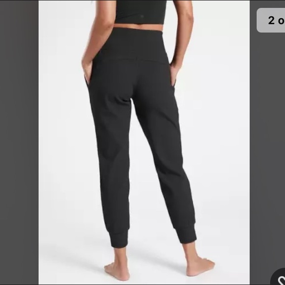 ATHLETA Salutation Rib Jogger Black NWT - Picture 2 of 4